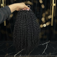 Everythinglluxe Raw Indian Feather Crochet Bulk; Miracle Knots