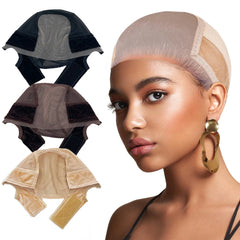 HD Lace Wig Cap with Adjustable Velvet Grip | Nude Wig Cap