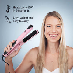 Pursonic USB Rechargeable Straightener & Flat Iron Duo; Complete Set: