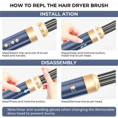 7-in-1 Hair Dryer Brush & Styler -3