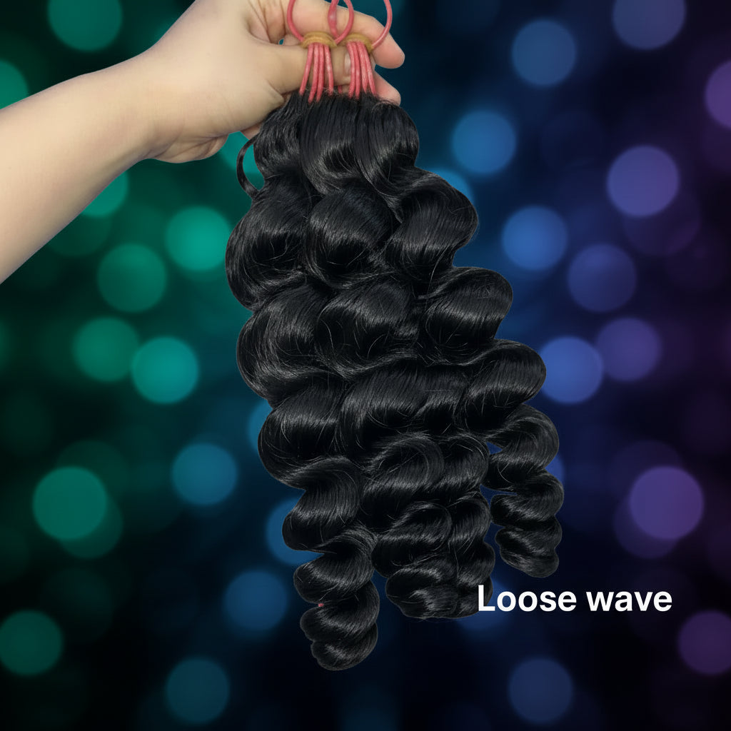 Everythinglluxe Raw Indian Feather Crochet Bulk; Miracle Knots