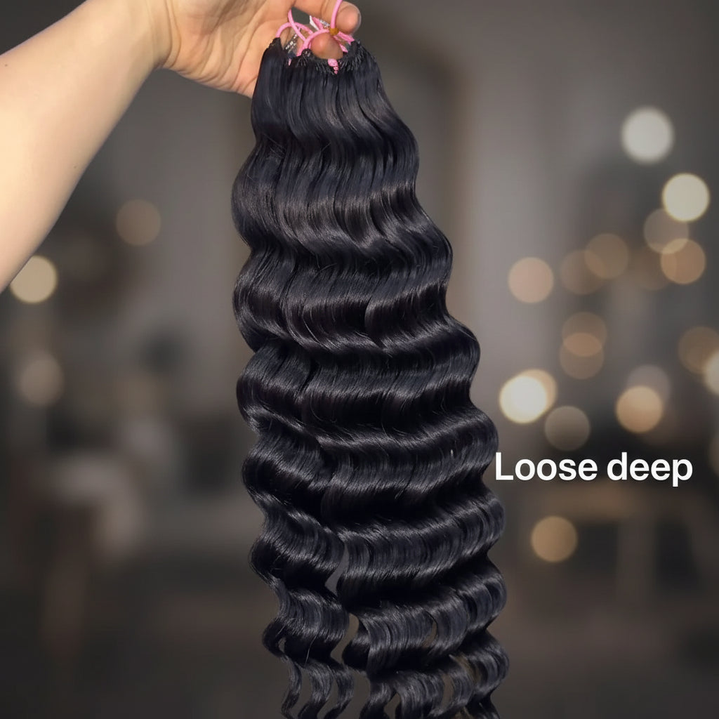 Everythinglluxe Raw Indian Feather Crochet Bulk; Miracle Knots