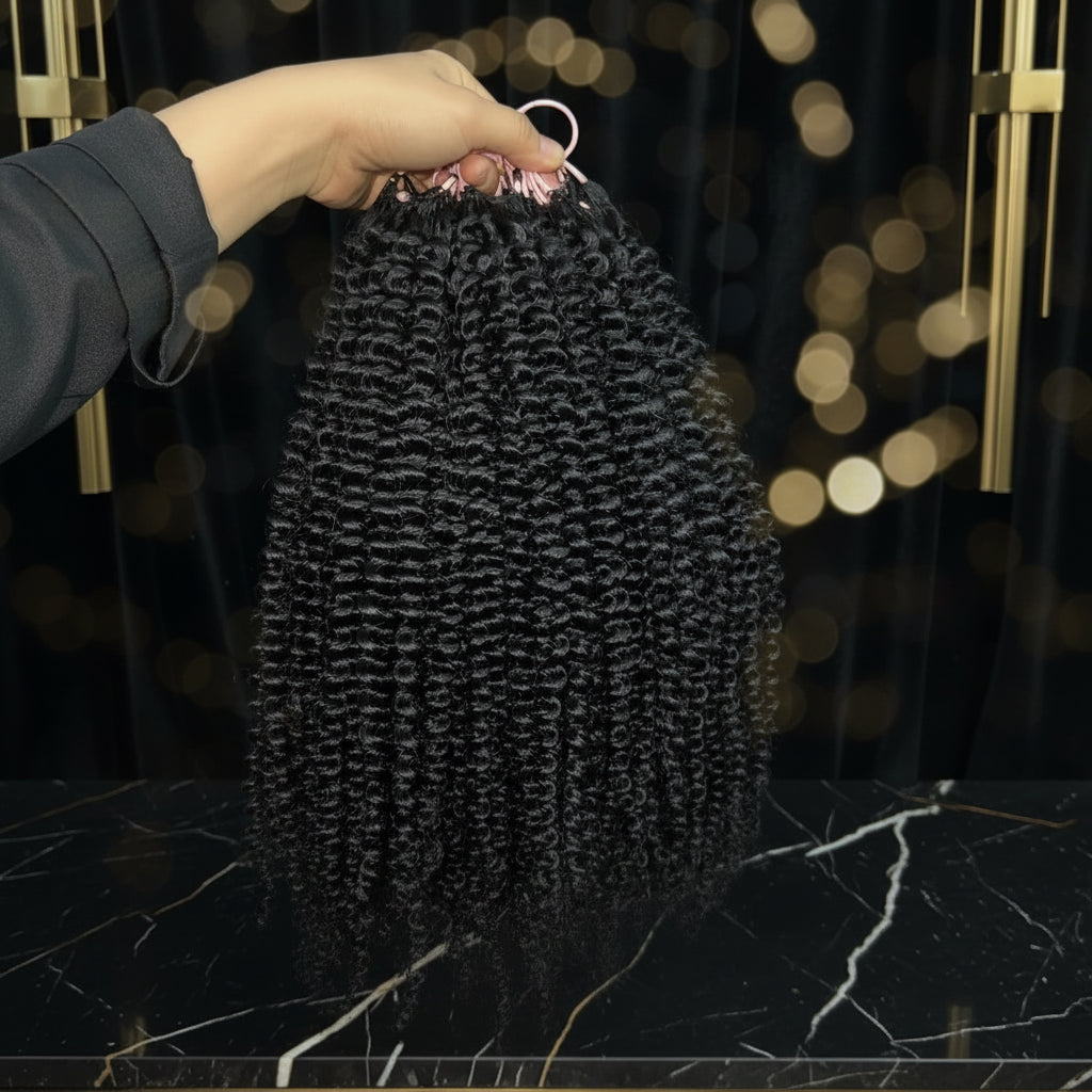 Everythinglluxe Raw Indian Feather Crochet Bulk; Miracle Knots