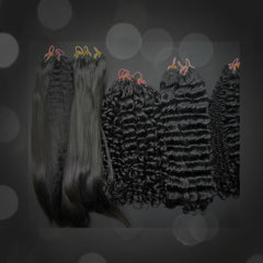 Everythinglluxe Raw Indian Feather Crochet Bulk; Miracle Knots