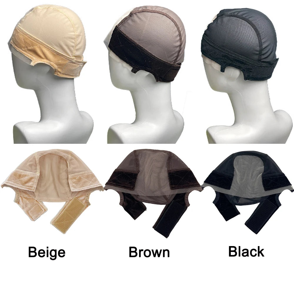 HD Lace Wig Cap with Adjustable Velvet Grip | Nude Wig Cap