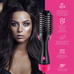 Salon-Quality Hair Duo: Triple Barrel Hair Curler & One Step Volumizing Hair Dryer