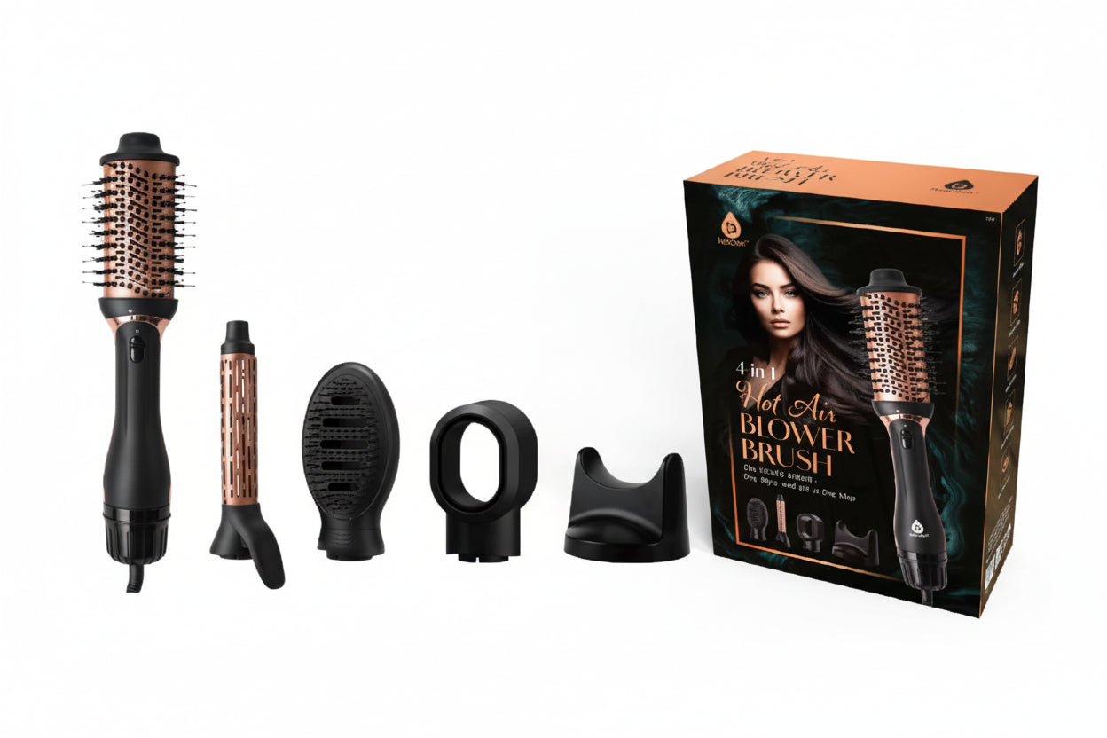 Hot Air Blower Brush: Your All-in-One Hair Styling Solution-0