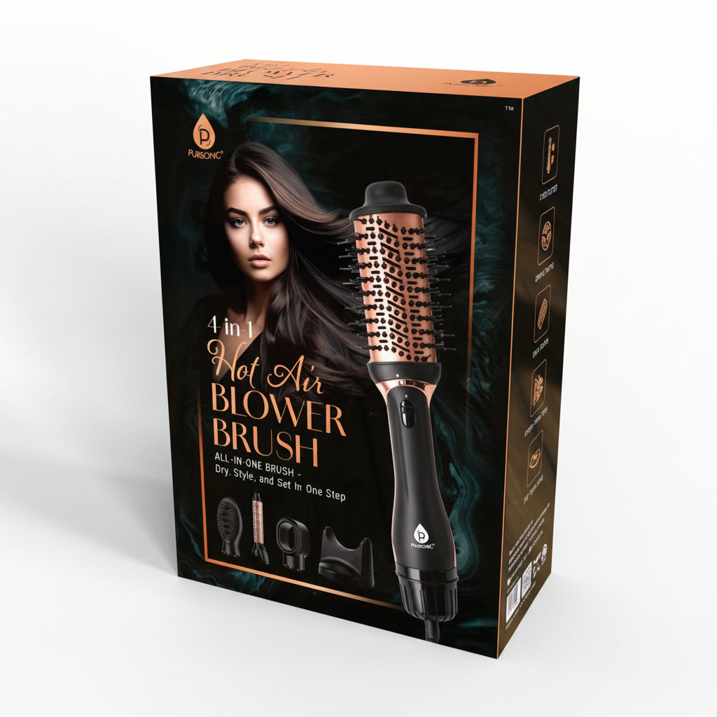 Hot Air Blower Brush: Your All-in-One Hair Styling Solution-3