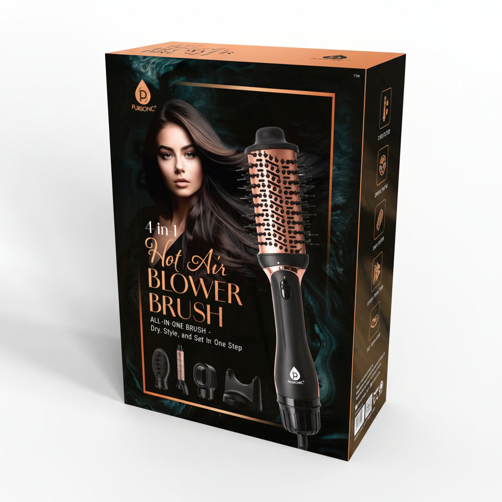 Hot Air Blower Brush: Your All-in-One Hair Styling Solution-3